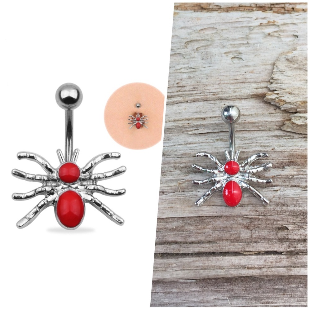 Spider Belly Button Navel‎ Ring